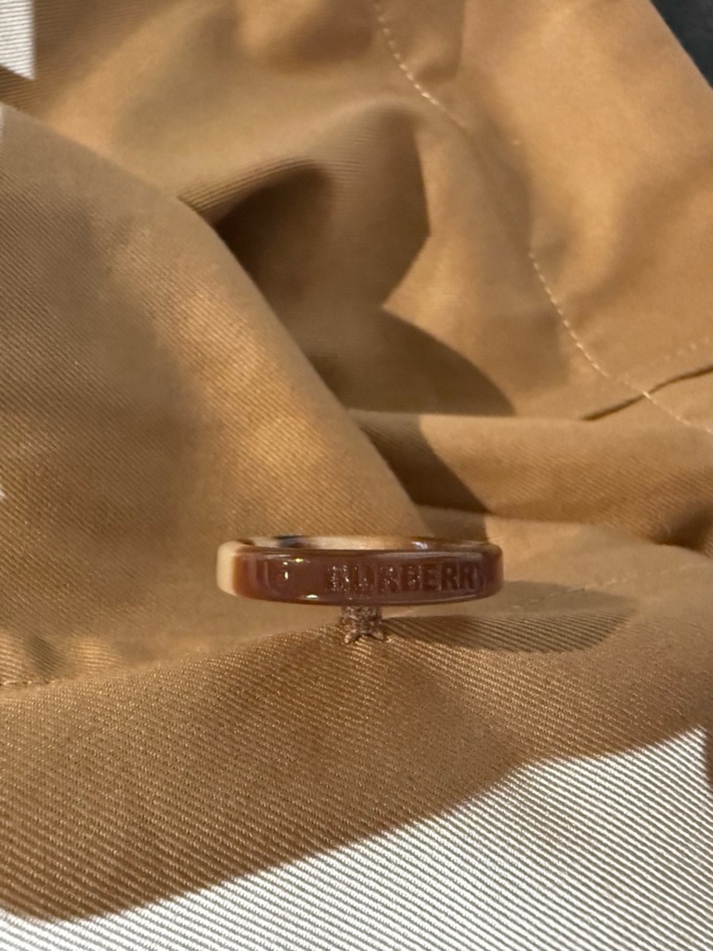 Burberry Camel A-Line Trench Skirt with Belt - Picture 9 of 15